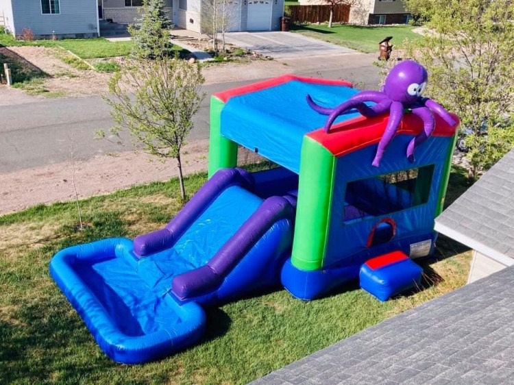 Octopus Bounce House Combo (Wet/Dry)
